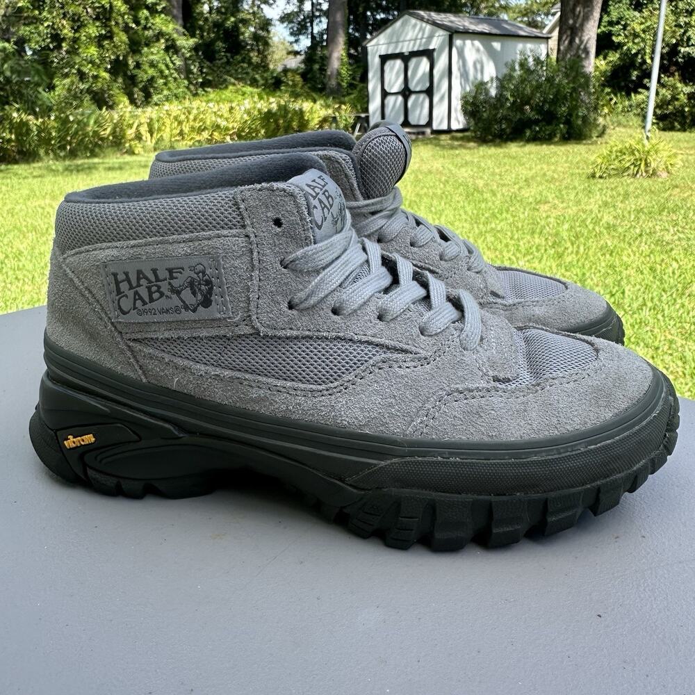 VANS LX Half Cab 33 Vibram Hiking Shoes Drizzle Gray Men’s 5 Women’s 6.5 BP